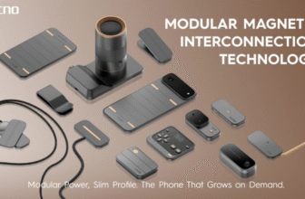 Tecno simply unveiled a ridiculously skinny modular smartphone idea design