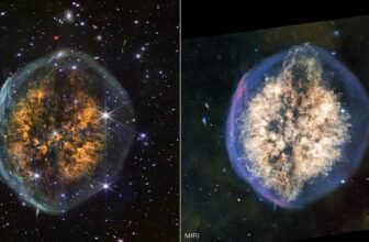 New Webb Telescope images exhibit the Uncovered Skull Nebula