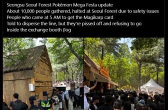 Pokémon Occasion In Seoul Bought So Crowded, Police And Firefighters Have been Referred to as